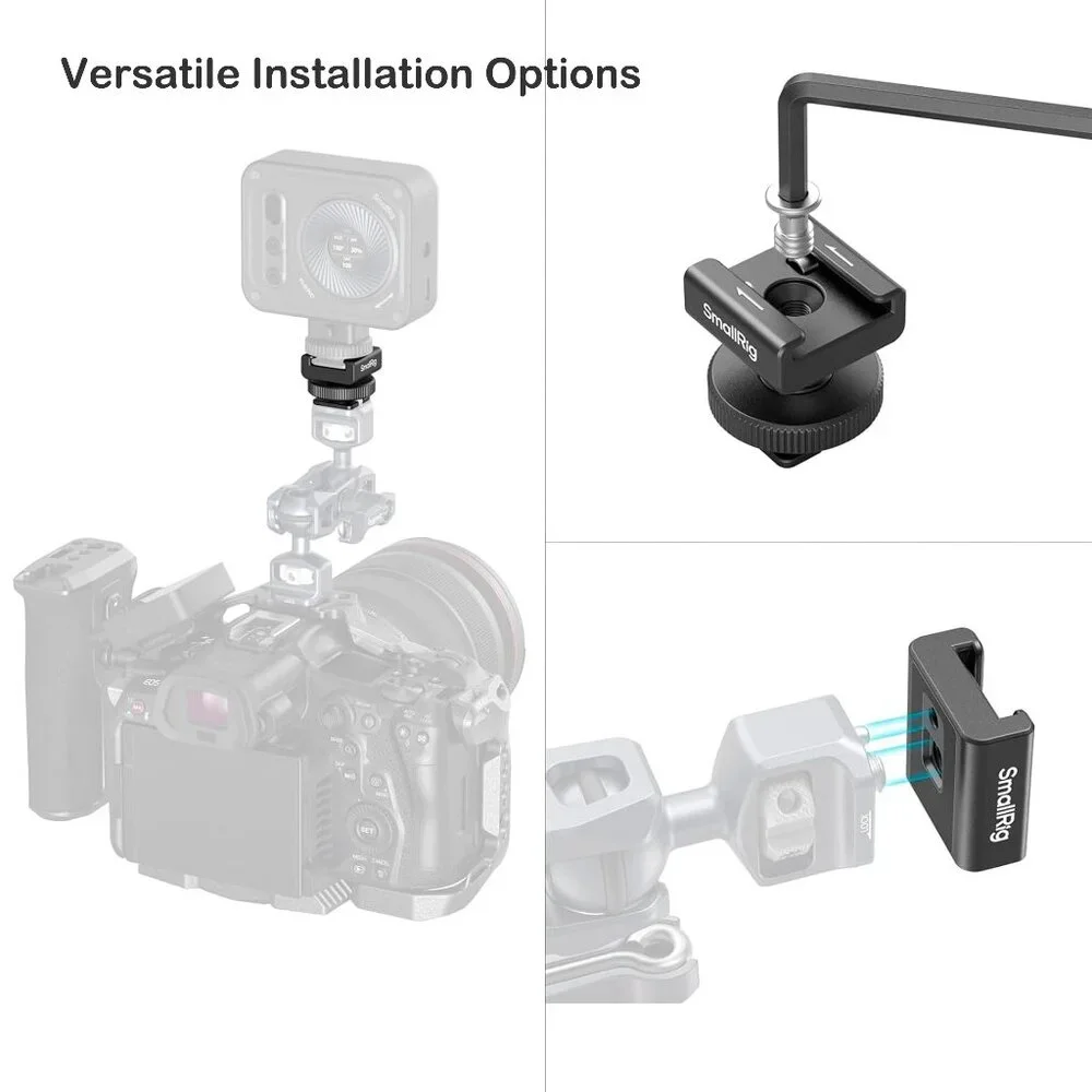 SmallRig 4822 ~ Wireless Mic Support with Cold Shoe Mount ~ BRAND NEW